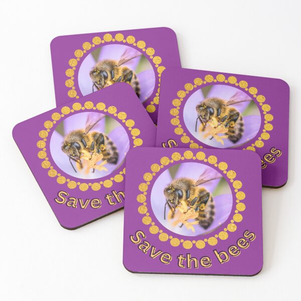Item preview, Protect the bees, gift for bee lovers, beekeepers and nature lovers designed and sold by Katja LebenFreude.