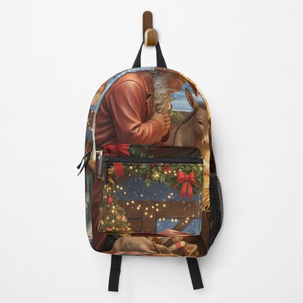 Item preview, COWBOY AND MARY KNEELING BESIDE JESUS' IN A MANGER designed and sold by Obinne.