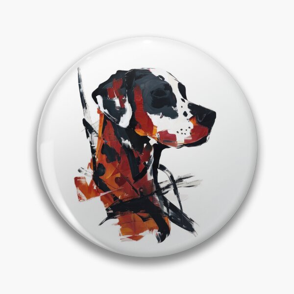 Item preview, Expressive Abstract Dalmatian designed and sold by caracatita75.