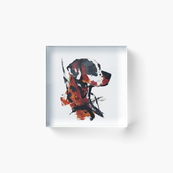 Item preview, Expressive Abstract Dalmatian designed and sold by caracatita75.