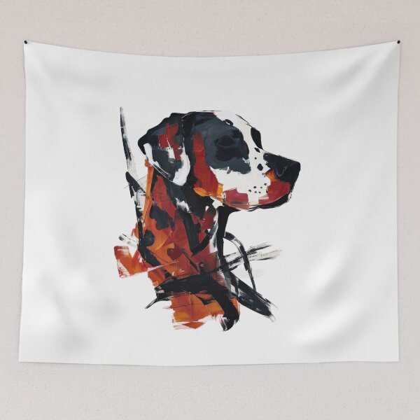 Item preview, Expressive Abstract Dalmatian designed and sold by caracatita75.