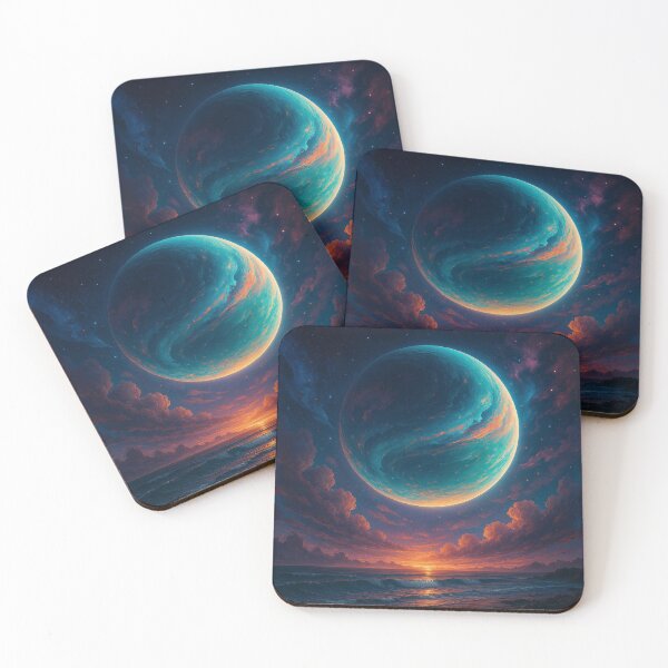 Item preview, Nibiru at Sunset — World Beyond the Horizon designed and sold by Paul Morse.