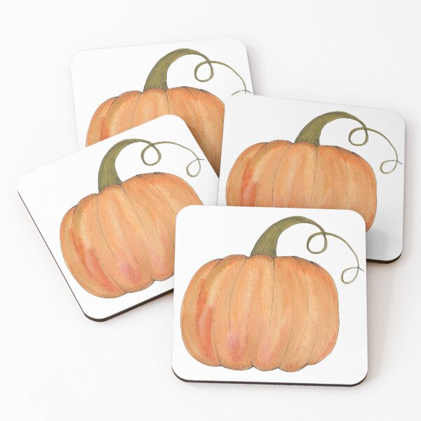 Item preview, Watercolor Pumpkin Painting designed and sold by caityincolor.