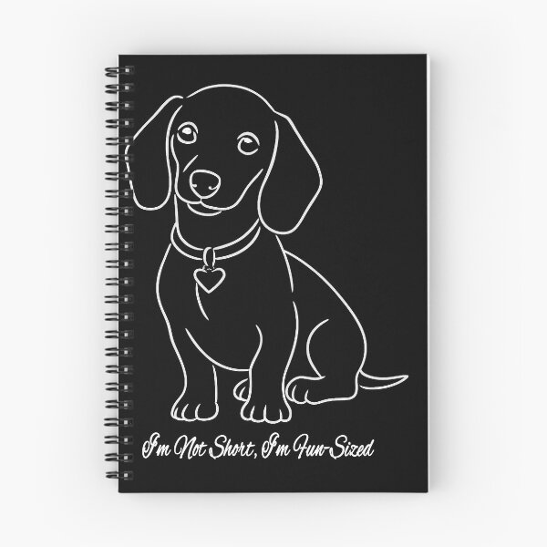 Item preview, Dachshund line art - I’m Not Short, I’m Fun-Sized designed and sold by HeartDrawnPets.