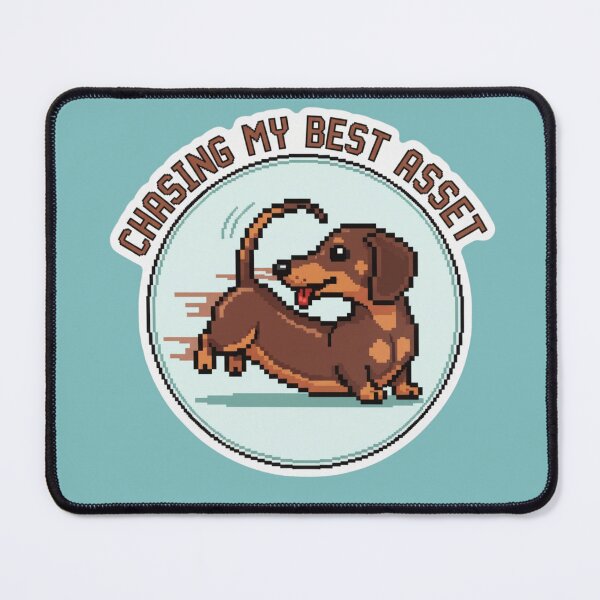 Item preview, Dachshund Dogdog Pixel Sticker designed and sold by Nubitra.