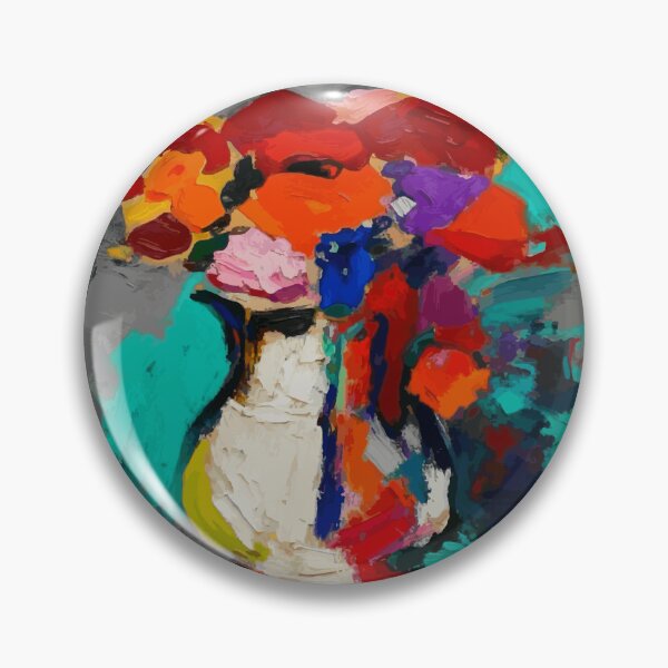Item preview, Abstract Flowers Still Life Painting After Matisse designed and sold by Vicky Brago-Mitchell®.