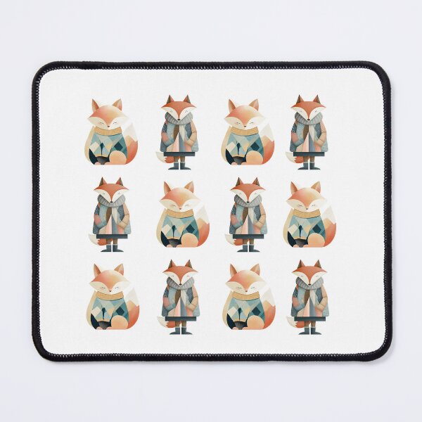 Item preview, Foxes Pattern  designed and sold by NicolasGlowArt.