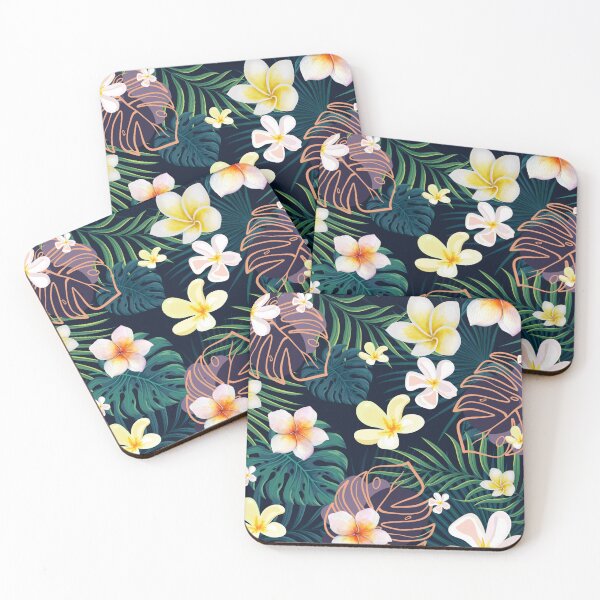 Item preview, Tropical monstera floral pattern, designed and sold by BuxomBabe21.