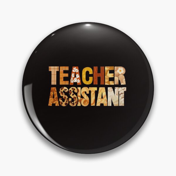 Item preview, Teacher Assistant Appreciation Design | Retro Pattern Text Art designed and sold by WHDProduction45.