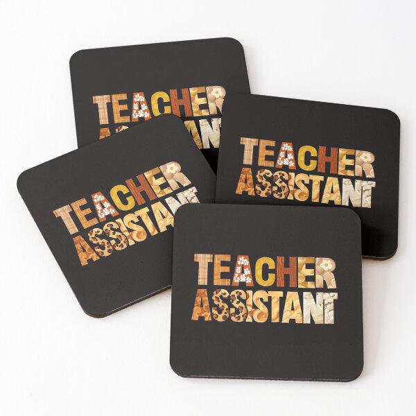 Item preview, Teacher Assistant Appreciation Design | Retro Pattern Text Art designed and sold by WHDProduction45.