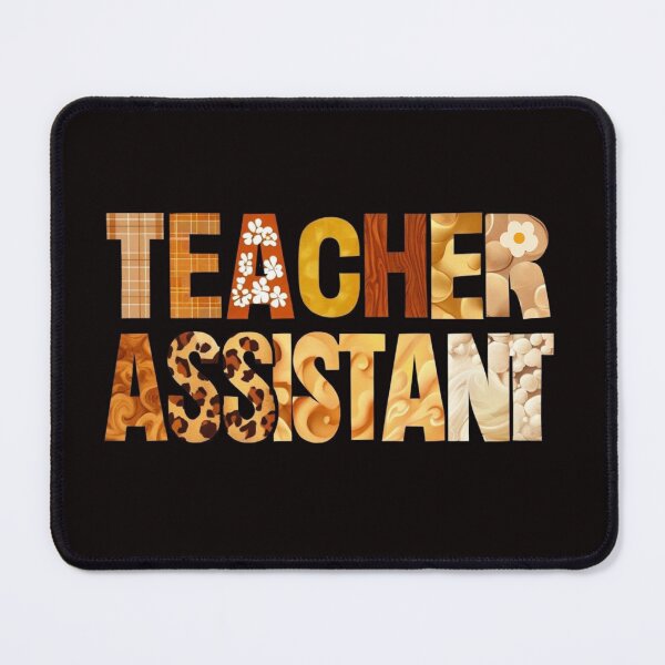 Item preview, Teacher Assistant Appreciation Design | Retro Pattern Text Art designed and sold by WHDProduction45.