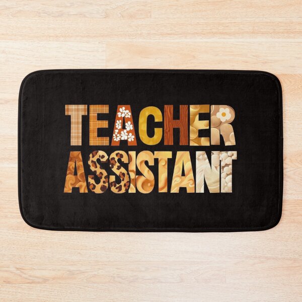 Item preview, Teacher Assistant Appreciation Design | Retro Pattern Text Art designed and sold by WHDProduction45.