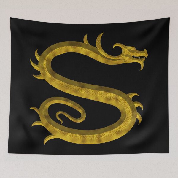 Item preview, Letter  S  of the Dragonfont Initial Capital Monogram (Dragon) designed and sold by Swabcraft.