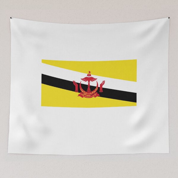 Item preview, Brunei Flag | Flags of World Geography Vexillology designed and sold by KingClothes.