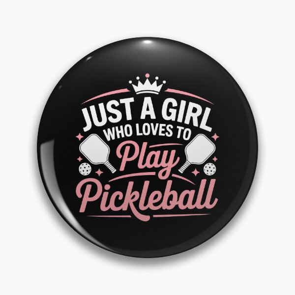 Item preview, Just a Girl Who Loves to Play Pickleball designed and sold by jkrphoto.