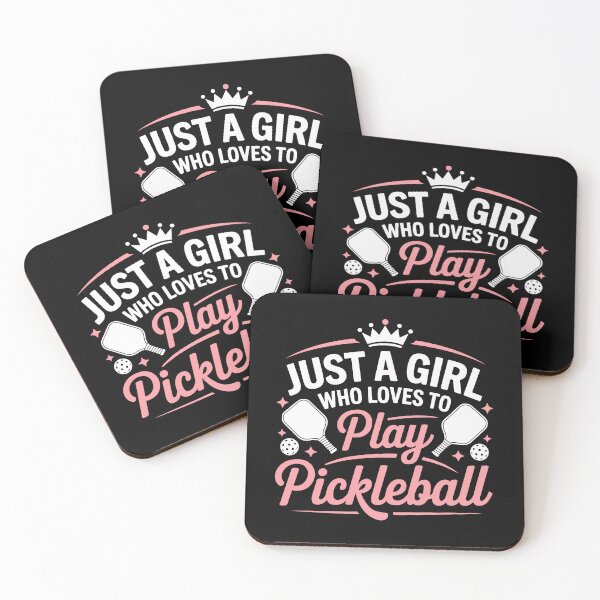 Item preview, Just a Girl Who Loves to Play Pickleball designed and sold by jkrphoto.