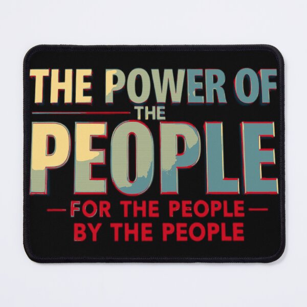 Item preview, 3D typographic logo – People power, solidarity and civic engagement. designed and sold by Ralek.