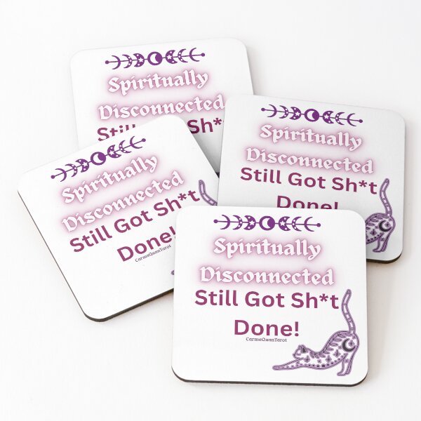 Item preview, SPIRITUALLY DISCONNECTED The Living Lexicon: Artifacts of Intention in French Plum! designed and sold by CarmaQuanTarot.