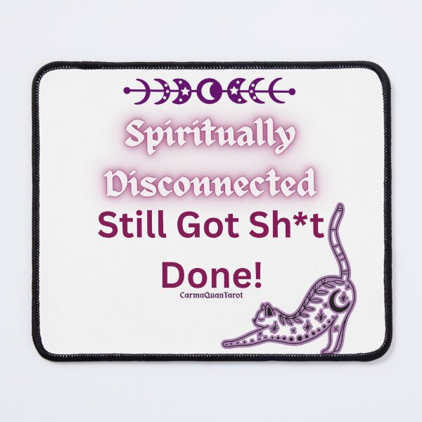 Item preview, SPIRITUALLY DISCONNECTED The Living Lexicon: Artifacts of Intention in French Plum! designed and sold by CarmaQuanTarot.