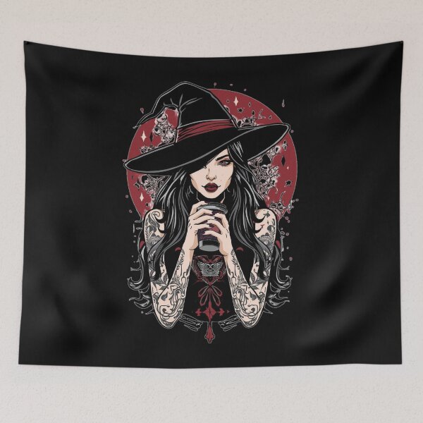 Item preview, Feelin Witchy. Because every woman has a bit of a witch inside her! Halloween designed and sold by YvkafromPoland.