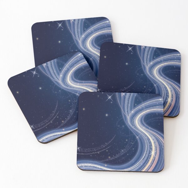 Item preview, Galactic Waves — Abstract Cosmic Flow Art designed and sold by CMdigit.