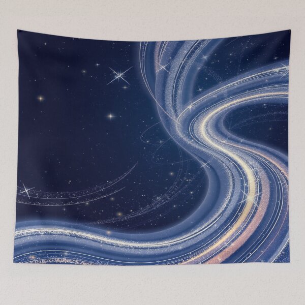 Item preview, Galactic Waves — Abstract Cosmic Flow Art designed and sold by CMdigit.