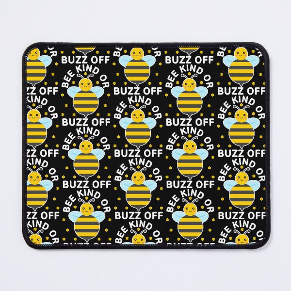 Item preview, Bee Kind or Buzz Off - Funny Bee Pun Quote designed and sold by Shape Snip Studio.