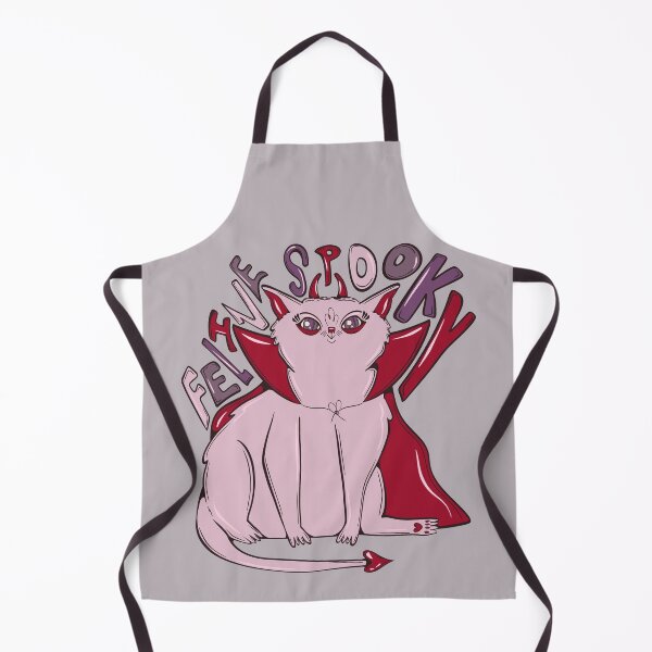 Item preview, feline spooky - pink devil cat - cute demon cat  designed and sold by crestfallenmermaid.
