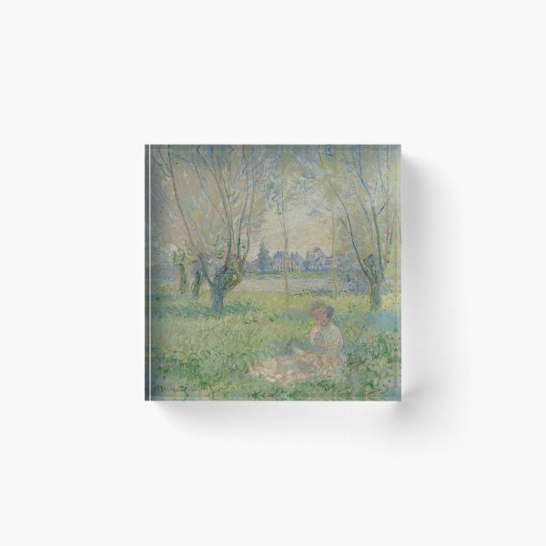 Item preview, Woman Seated Under The Willows - Claude Monet designed and sold by megara00.