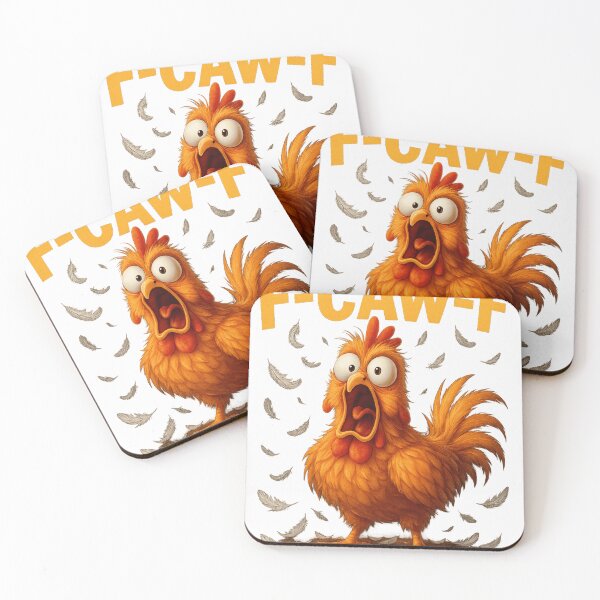 Artikelvorschau, F-CAW-F — Funny Chicken Humor Design entworfen und verkauft von DigitalMaestro.