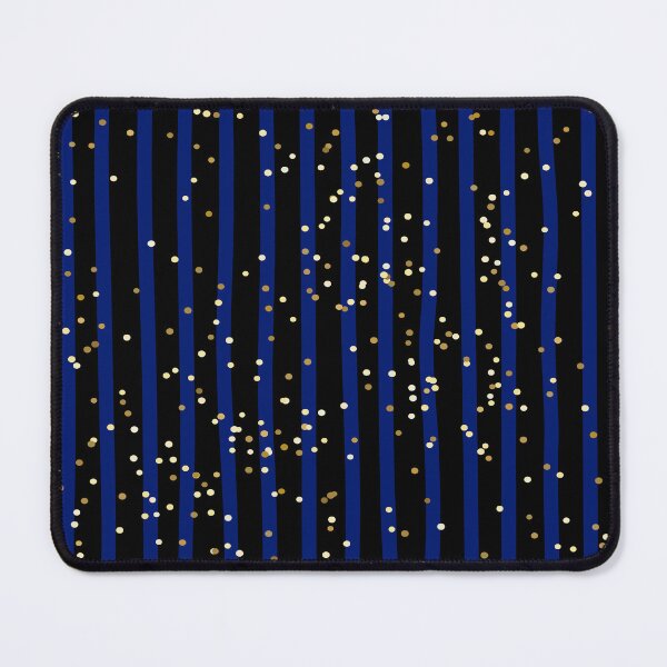 Item preview, Blue and Black Glitter Stripes designed and sold by Jeallan Designs.