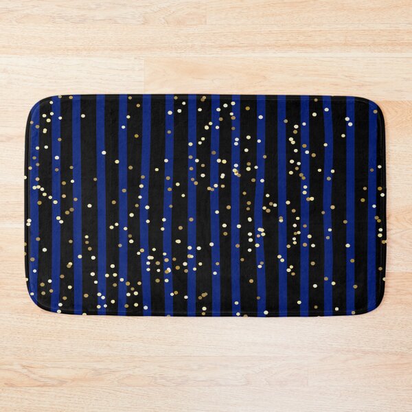 Item preview, Blue and Black Glitter Stripes designed and sold by Jeallan Designs.