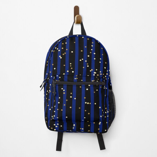 Item preview, Blue and Black Glitter Stripes designed and sold by Jeallan Designs.
