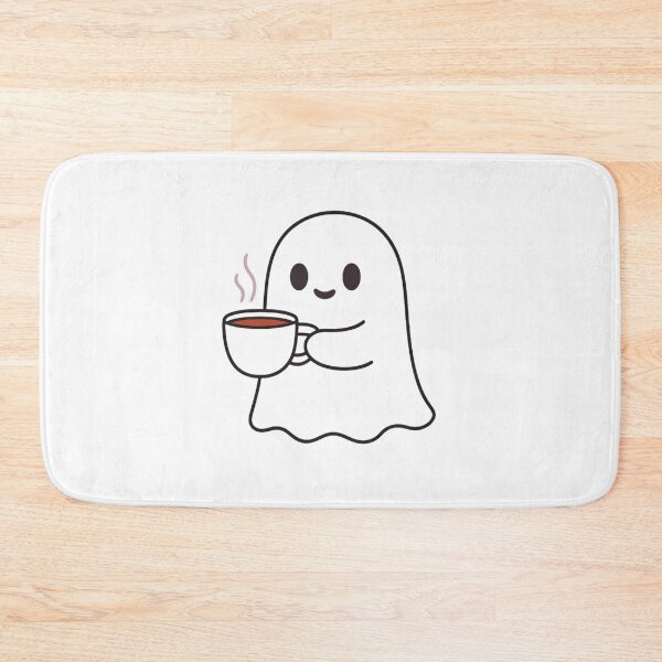 Item preview, Cute Ghost holding a coffee cup  designed and sold by chitchat917.