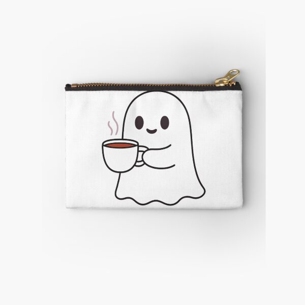 Item preview, Cute Ghost holding a coffee cup  designed and sold by chitchat917.