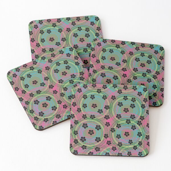 Item preview, Vibrant Spirals Botanical Floral Pattern designed and sold by PVTCreations.