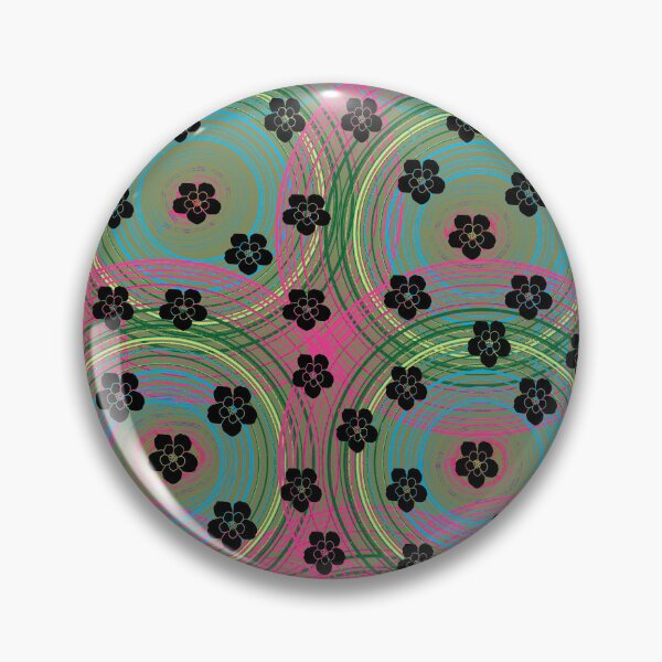 Item preview, Vibrant Spirals Botanical Floral Pattern designed and sold by PVTCreations.
