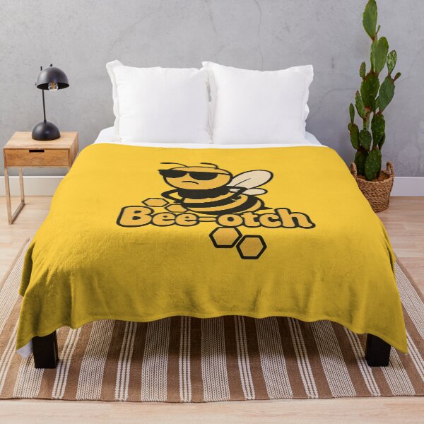 Item preview, Bee-otch...Sassy Cartoon Bee Humor Design designed and sold by Bratak.