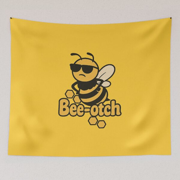 Item preview, Bee-otch...Sassy Cartoon Bee Humor Design designed and sold by Bratak.