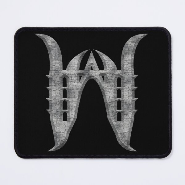 Item preview, Letter W of the Dragonfont Initial Capital Monogram (Castle) designed and sold by Swabcraft.