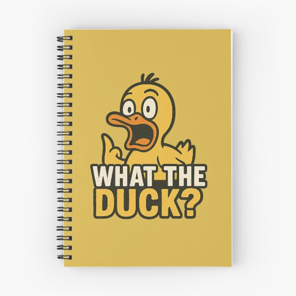 Artikelvorschau, Was zur Ente? Lustiges Cartoon-Enten-Wortspiel-Design entworfen und verkauft von Bratak.
