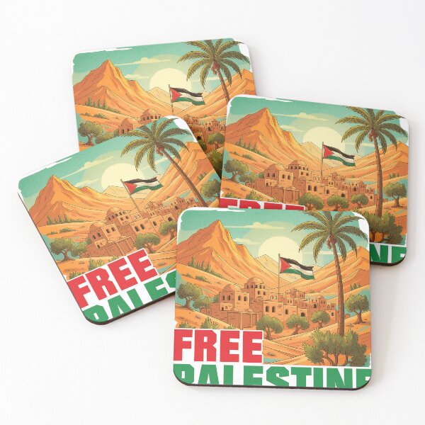 Item preview, Free Palestine – Artistic Vintage Landscape Design designed and sold by SportsShift.