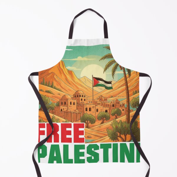 Item preview, Free Palestine – Artistic Vintage Landscape Design designed and sold by SportsShift.