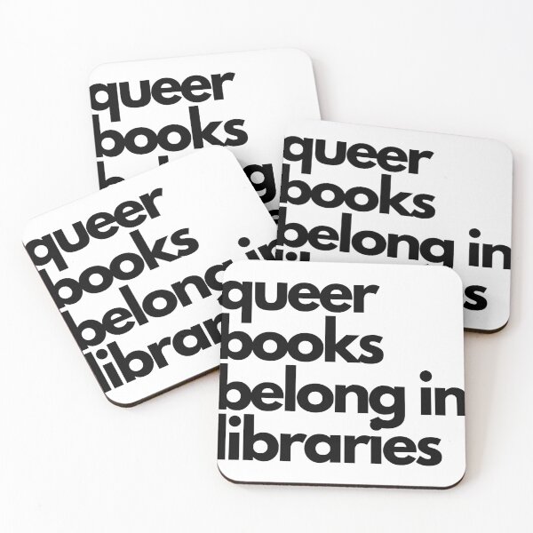 Item preview, Queer books belong in libraries designed and sold by biblioseph.