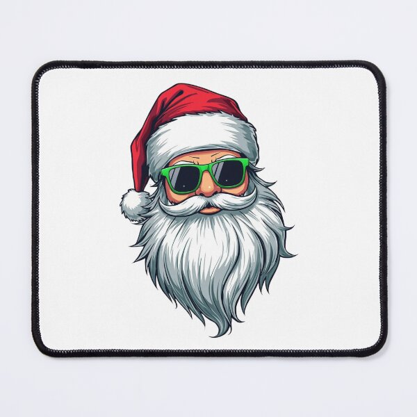 Item preview, Cool Modern Santa Claus Cartoon – Funny Christmas Design with Sunglasses designed and sold by Mintiko2.