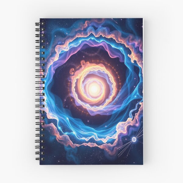 Item preview, Celestial Spiral Gateway — Cosmic Vortex Space Art designed and sold by CMdigit.