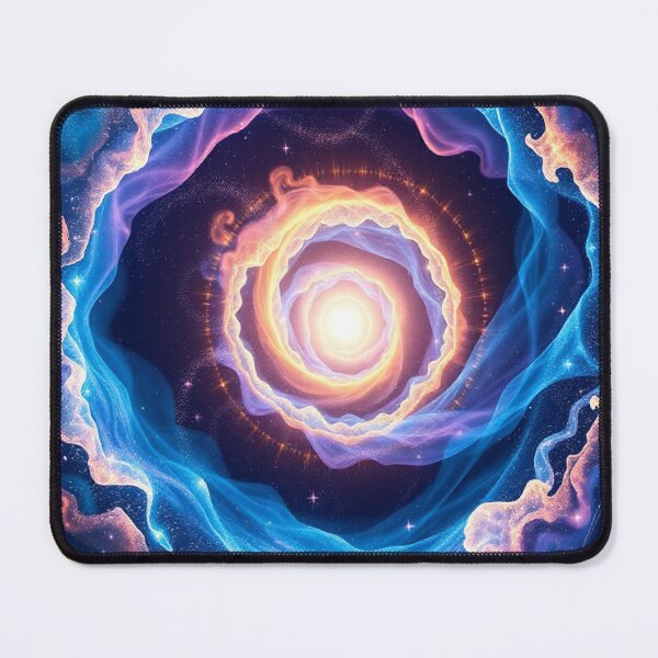 Item preview, Celestial Spiral Gateway — Cosmic Vortex Space Art designed and sold by CMdigit.