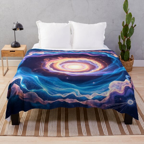 Item preview, Celestial Spiral Gateway — Cosmic Vortex Space Art designed and sold by CMdigit.