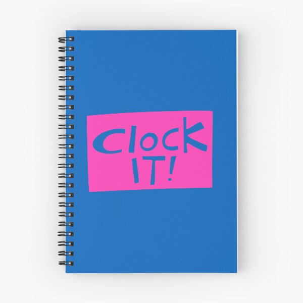 Item preview, Clock it! - doodle pink designed and sold by PickledjoArt.