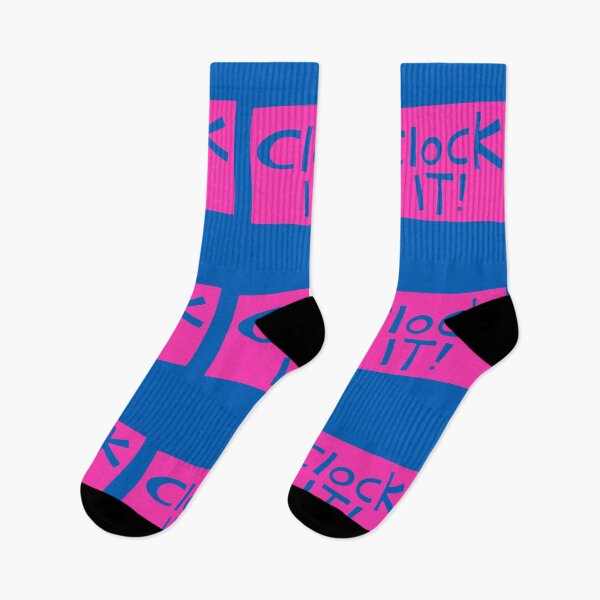 Item preview, Clock it! - doodle pink designed and sold by PickledjoArt.